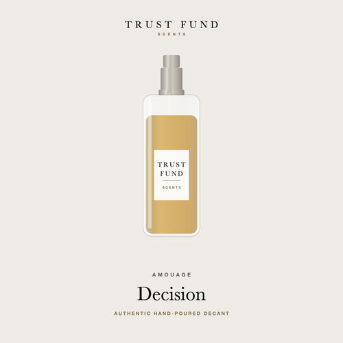Amouage Decision decant by Trust Fund Scents